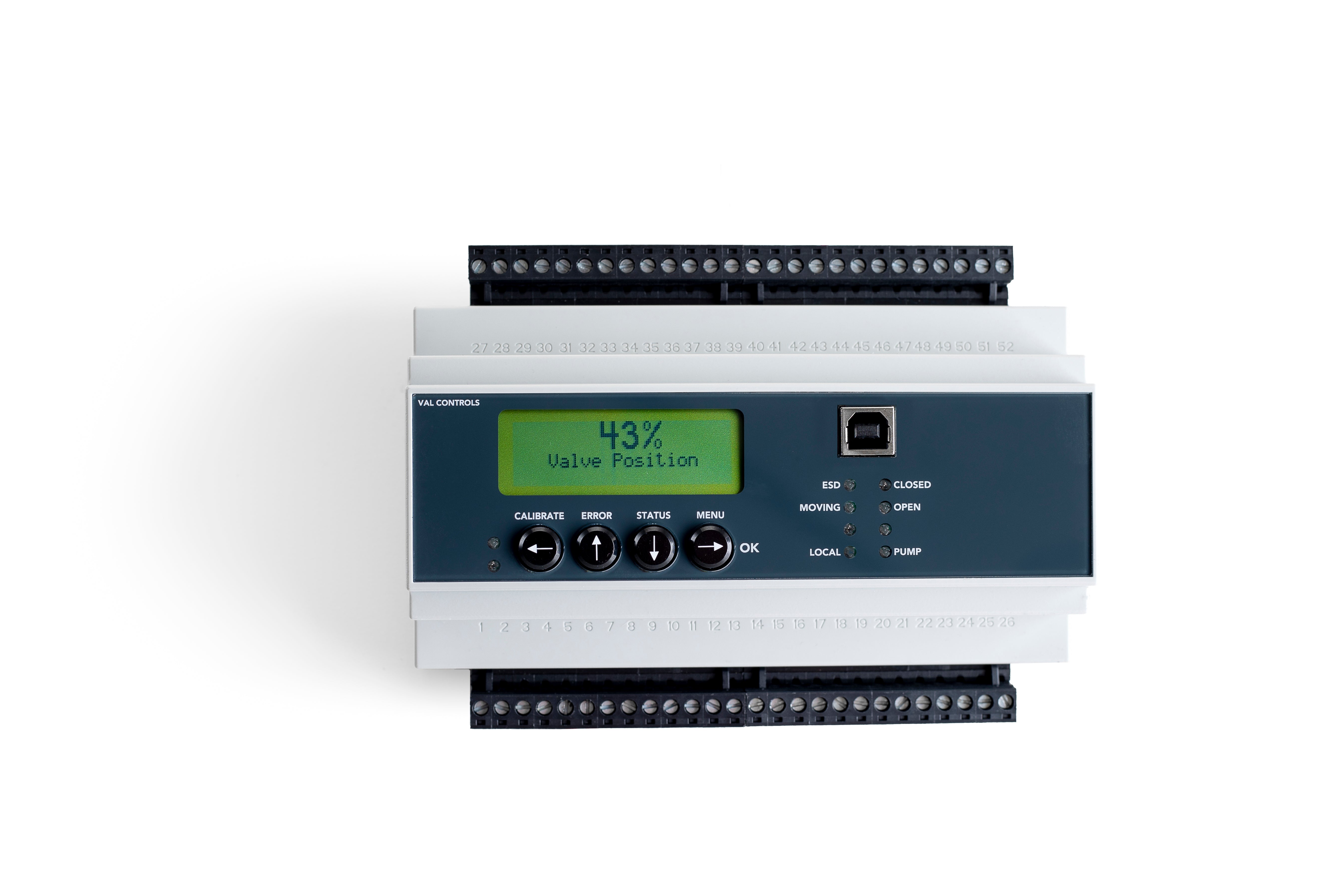 IHP24-A - Intelligent Hydraulic Positioner used for DIN-rail mounting. Used for controlling
Proportional Solenoid valves.